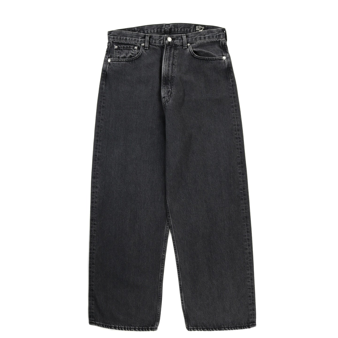 ORSLOW 100 SUPER DAD'S DENIM PANTS BLACK STONEWASH