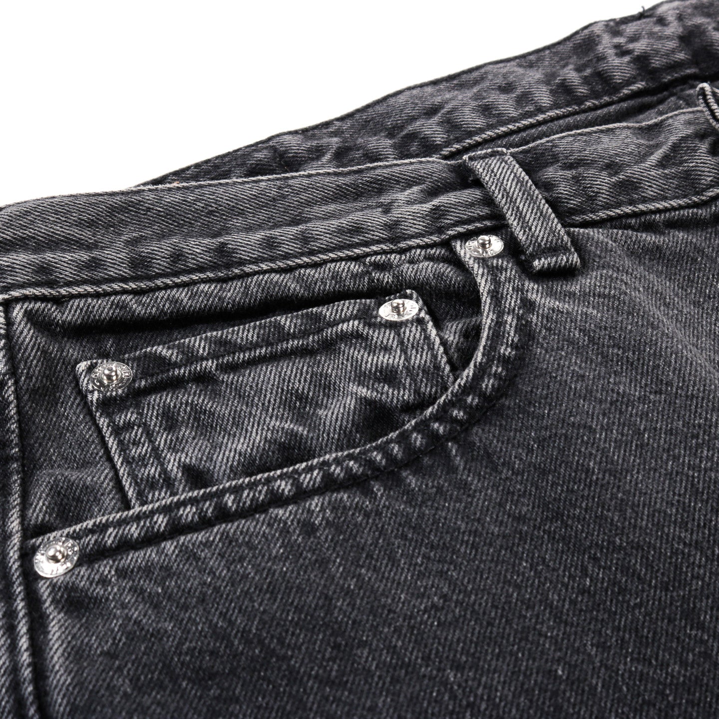 ORSLOW 100 SUPER DAD'S DENIM PANTS BLACK STONEWASH