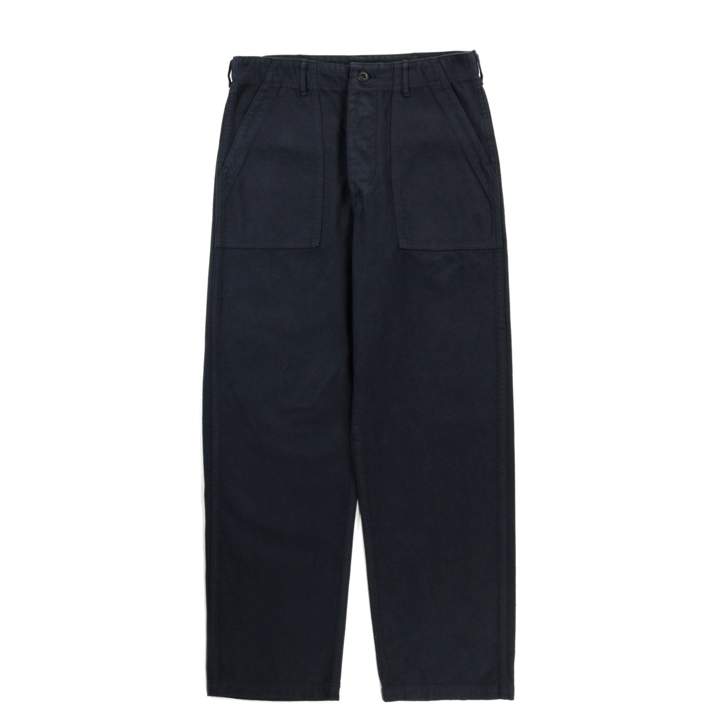 ORSLOW BRUSHED FLANNEL US ARMY FATIGUE PANTS (REGULAR FIT) DARK NAVY