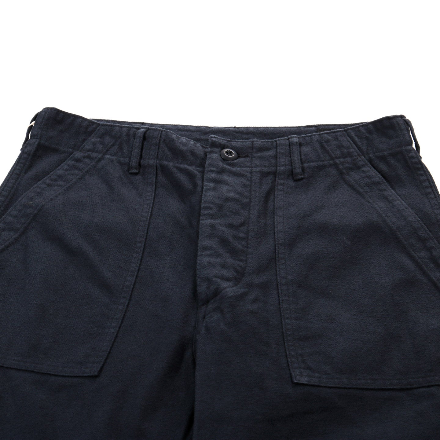 ORSLOW BRUSHED FLANNEL US ARMY FATIGUE PANTS (REGULAR FIT) DARK NAVY