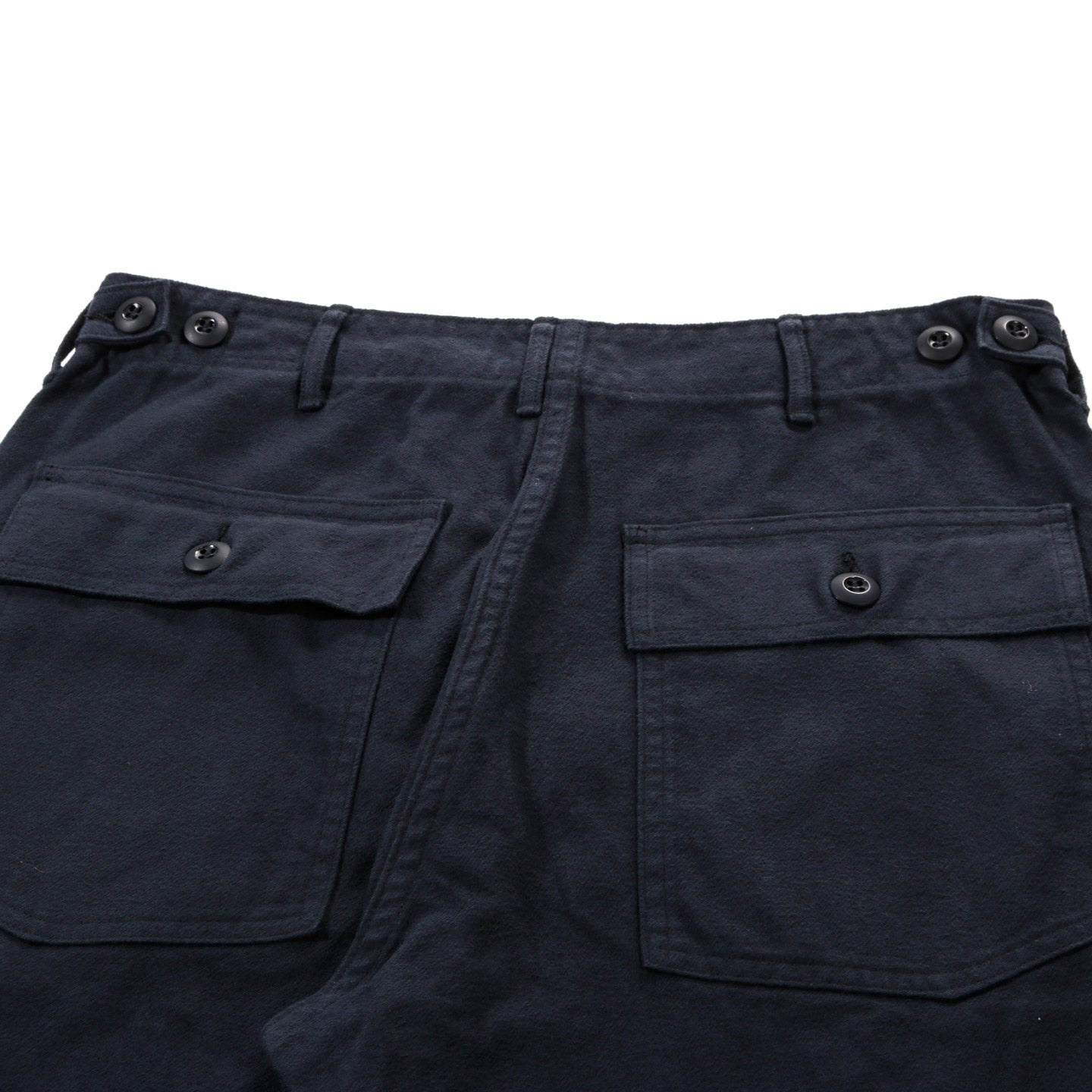 ORSLOW BRUSHED FLANNEL US ARMY FATIGUE PANTS (REGULAR FIT) DARK NAVY