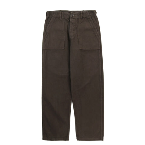 ORSLOW BRUSHED FLANNEL US ARMY FATIGUE PANTS (REGULAR FIT) COFFEE BROWN