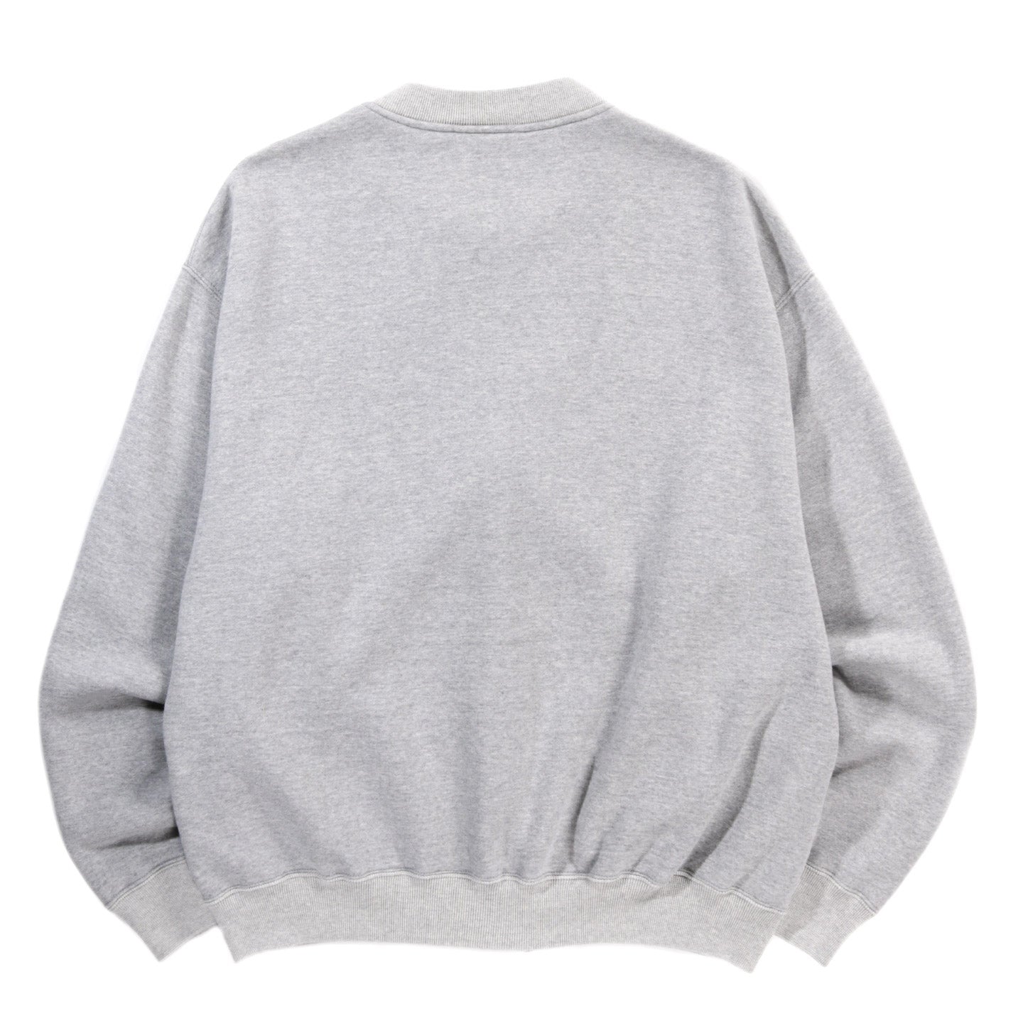 ORSLOW FRONT ZIP SWEATSHIRT HEATHER GRAY