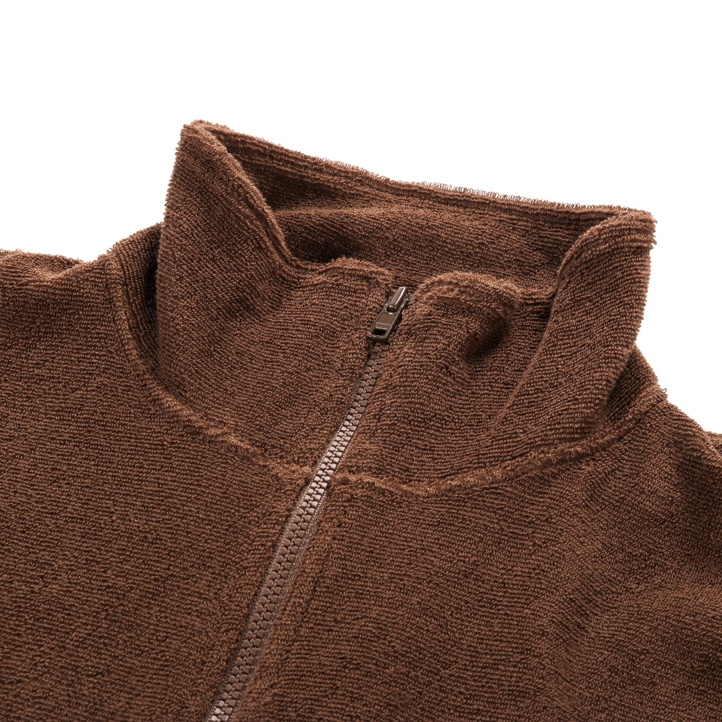 PHIGVEL MAKERS MOUNTAINEER PILE JACKET SEPIA BROWN