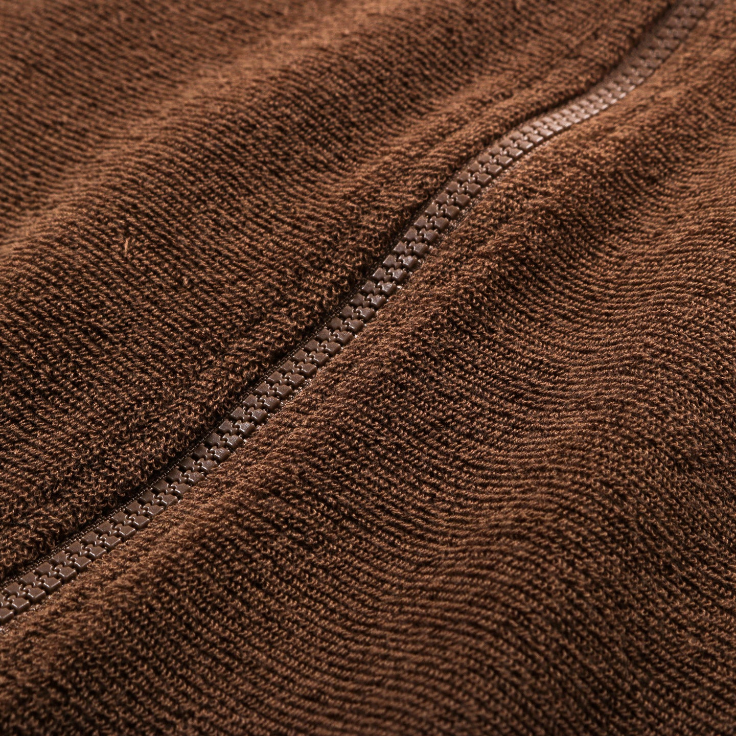 PHIGVEL MAKERS MOUNTAINEER PILE JACKET SEPIA BROWN