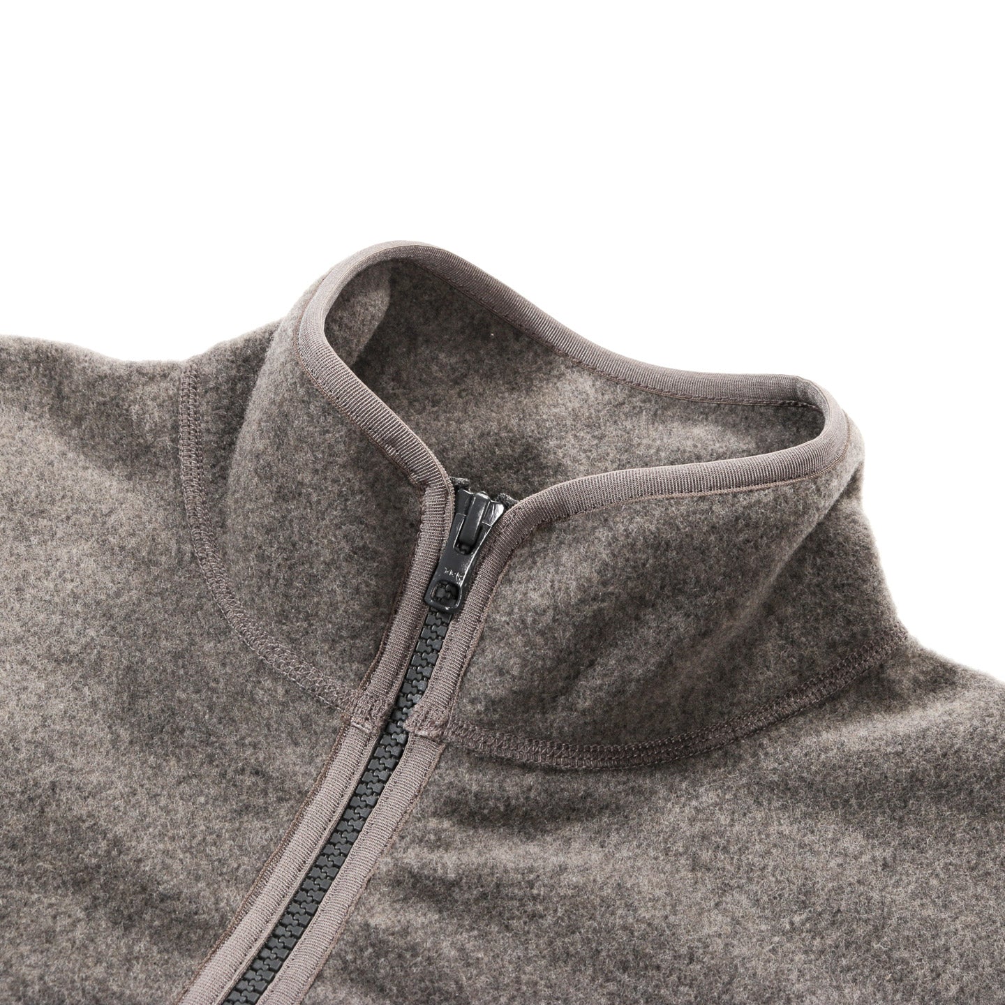 PHIGVEL MAKERS PULLOVER FLEECE JACKET BEIGE GRAY