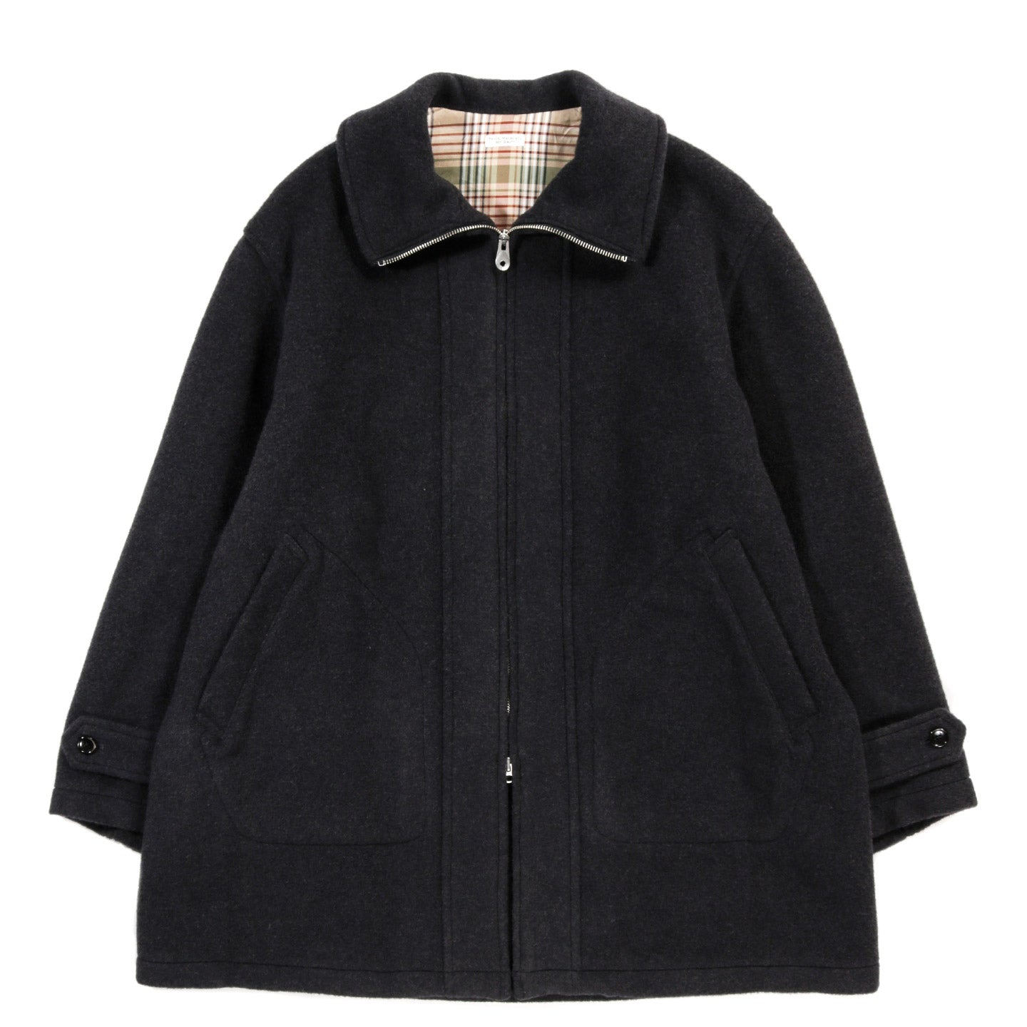 PHIGVEL MAKERS HUNTING OVERCOAT CHARCOAL