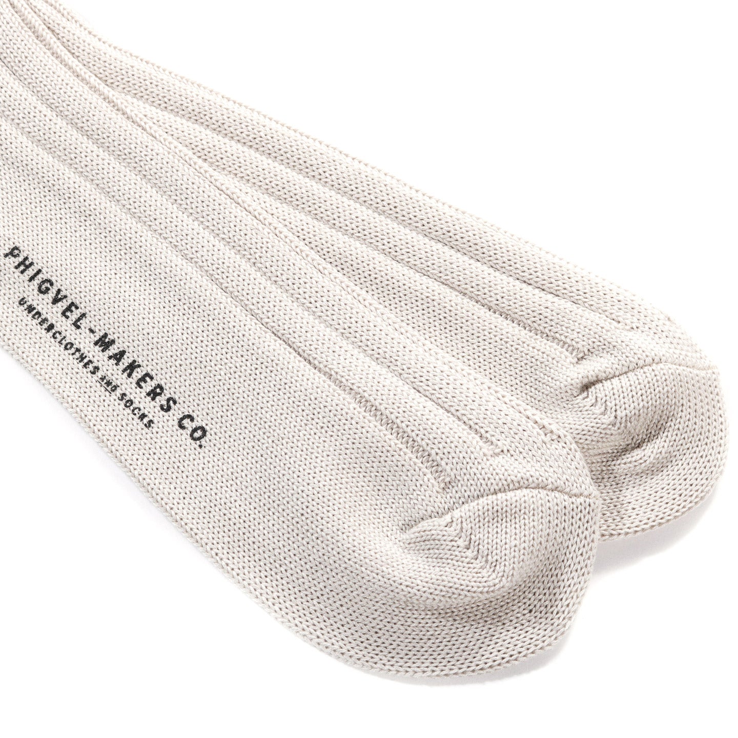 PHIGVEL MAKERS GENTS SOCKS ECRU