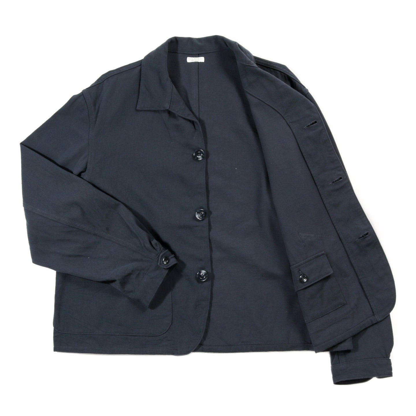 PHIGVEL MAKERS DRILL CLOTH FIELD JACKET DUST NAVY