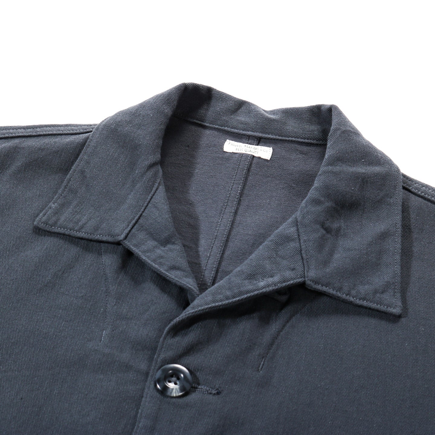 PHIGVEL MAKERS DRILL CLOTH FIELD JACKET DUST NAVY