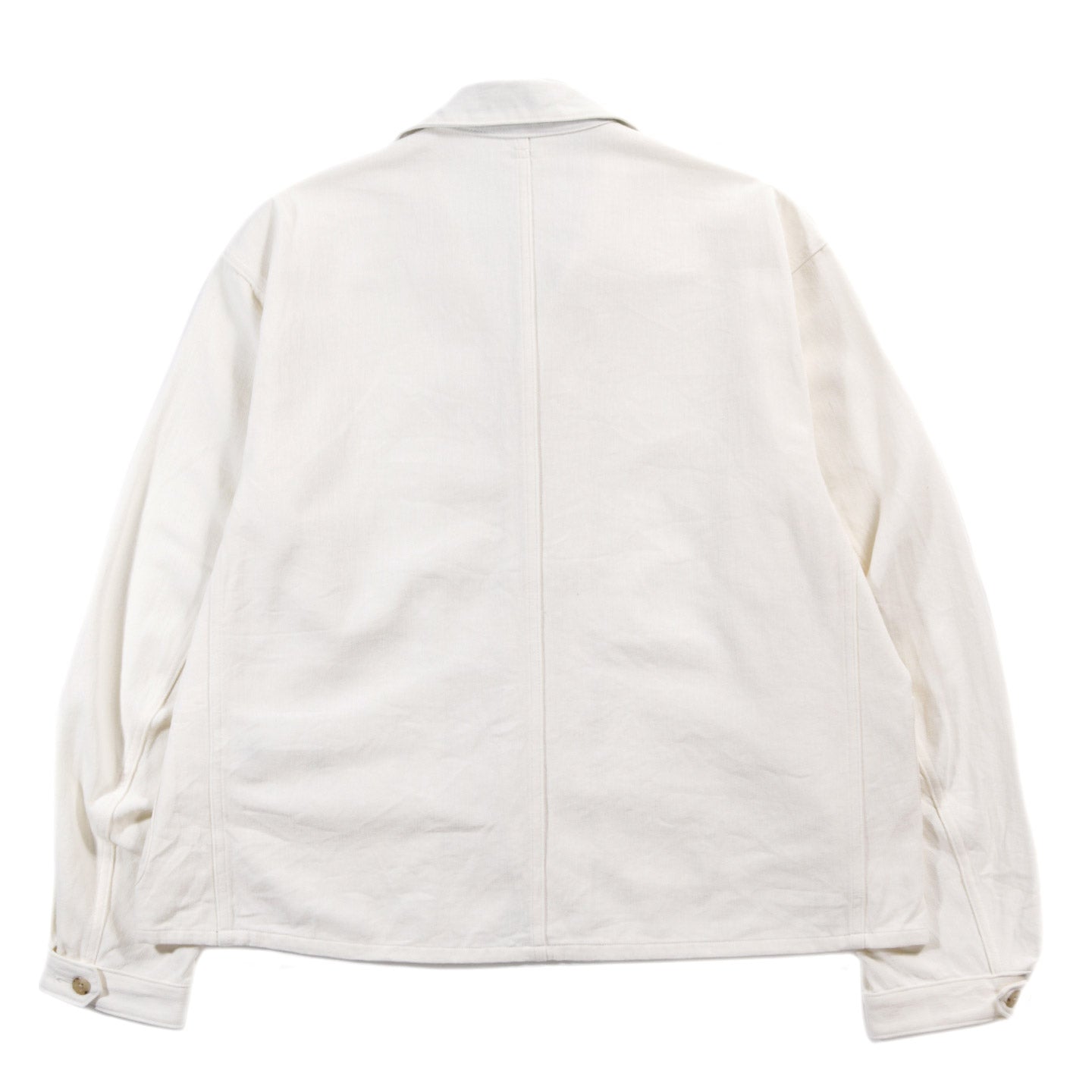 PHIGVEL MAKERS DRILL CLOTH FIELD JACKET OFF WHITE