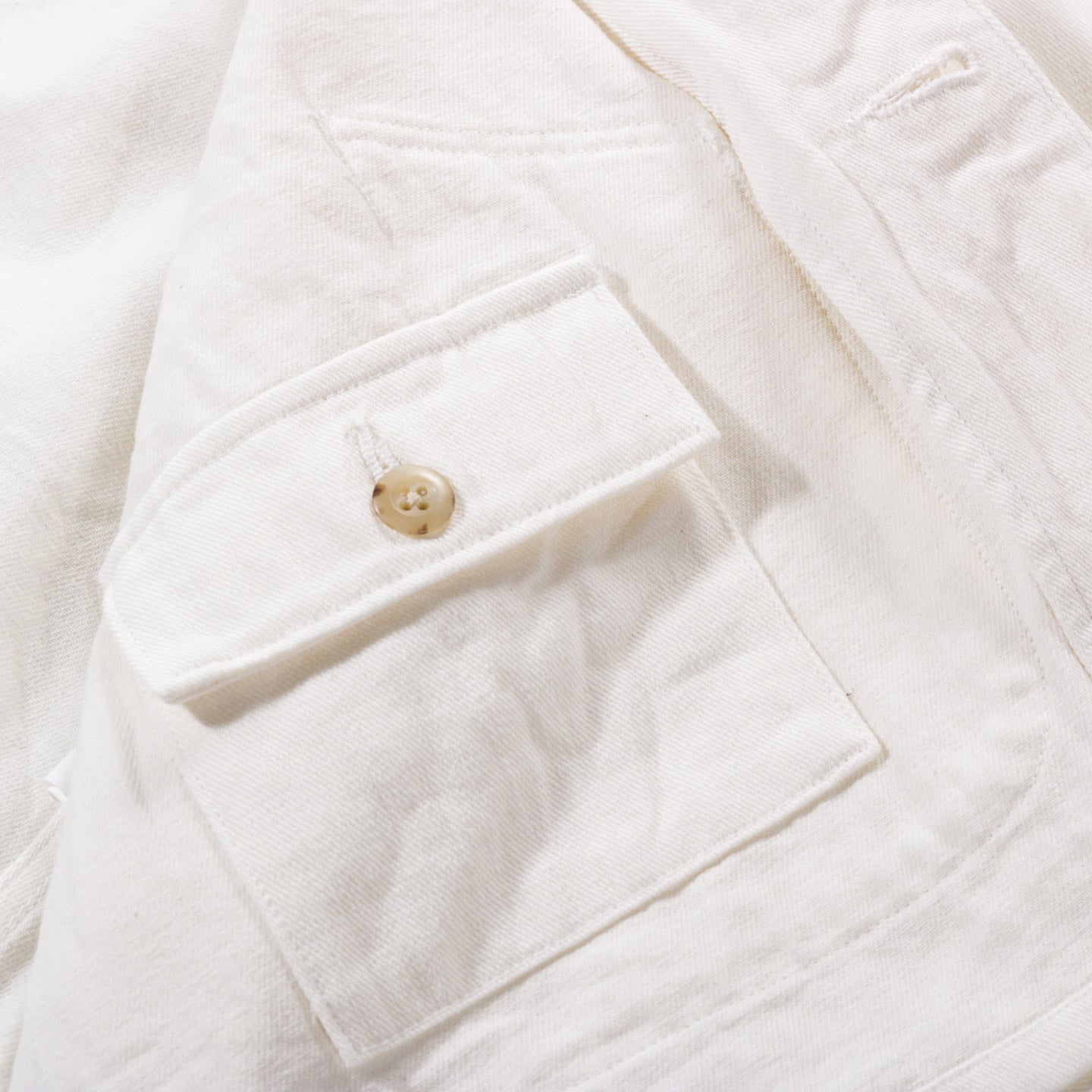 PHIGVEL MAKERS DRILL CLOTH FIELD JACKET OFF WHITE