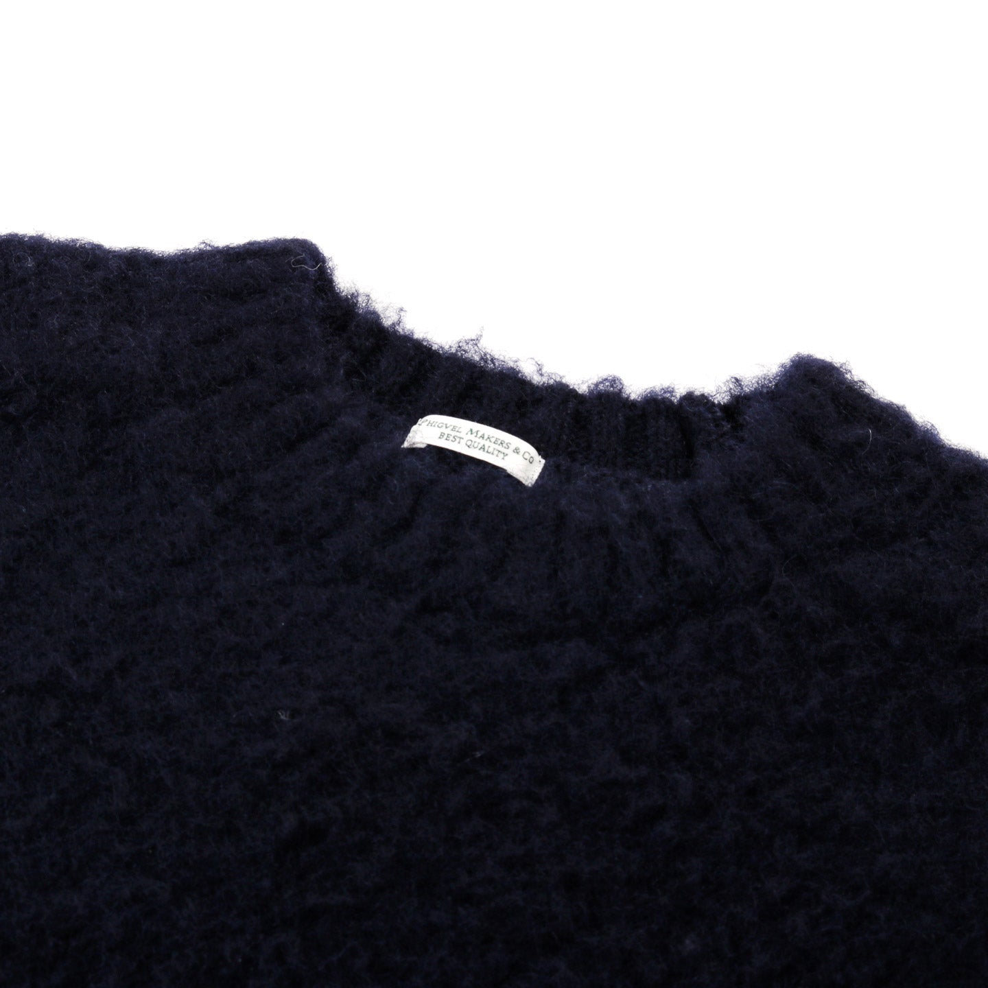 PHIGVEL MAKERS SHAGGY DOG SWEATER NAVY