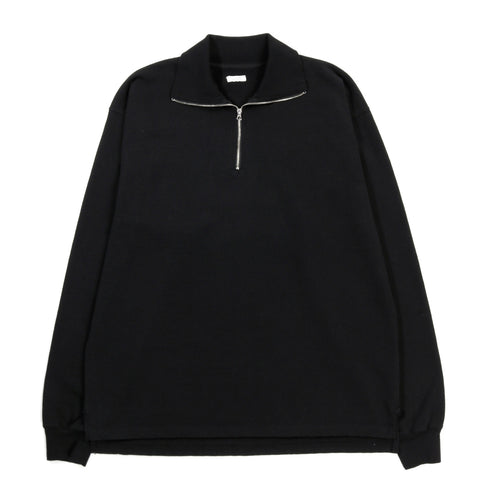 PHIGVEL MAKERS NEP HALF ZIP SPORTING TOP INK BLACK