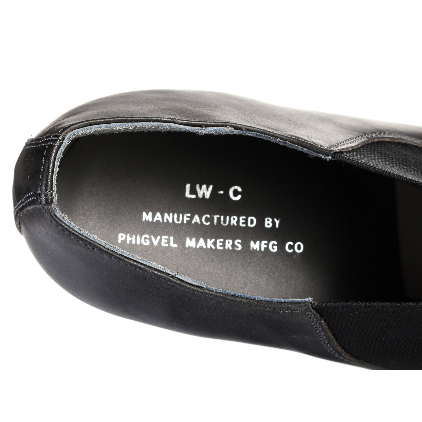 LADY WHITE CO. PHIGVEL MAKERS SPLIT SEAM SHOE CHARCOAL