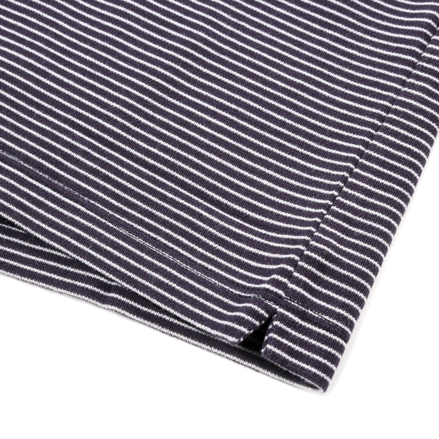 PHIGVEL MAKERS RASCHEL BORDER SS POLO INK NAVY / IVORY