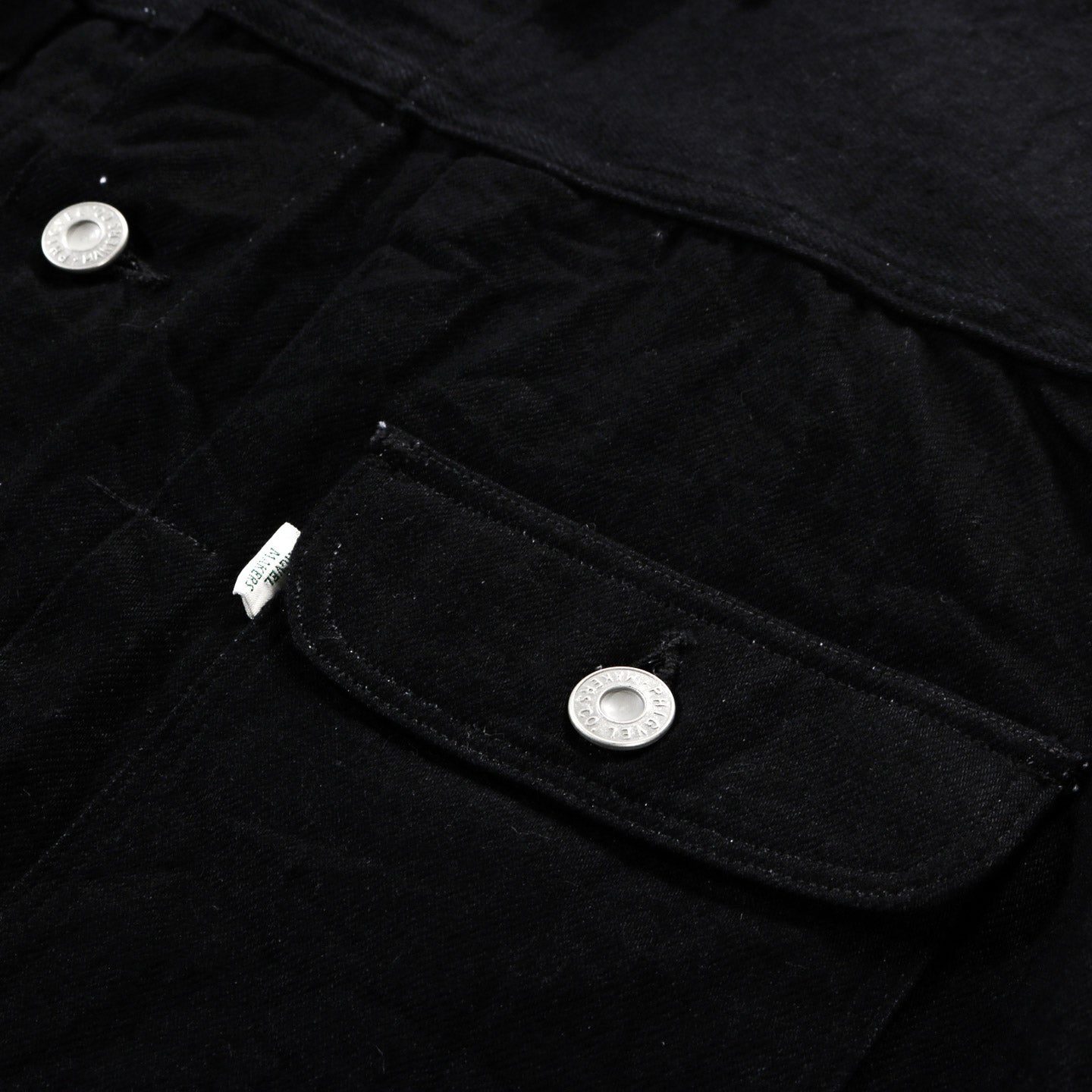 PHIGVEL MAKERS CLASSIC JEAN JACKET BLACK