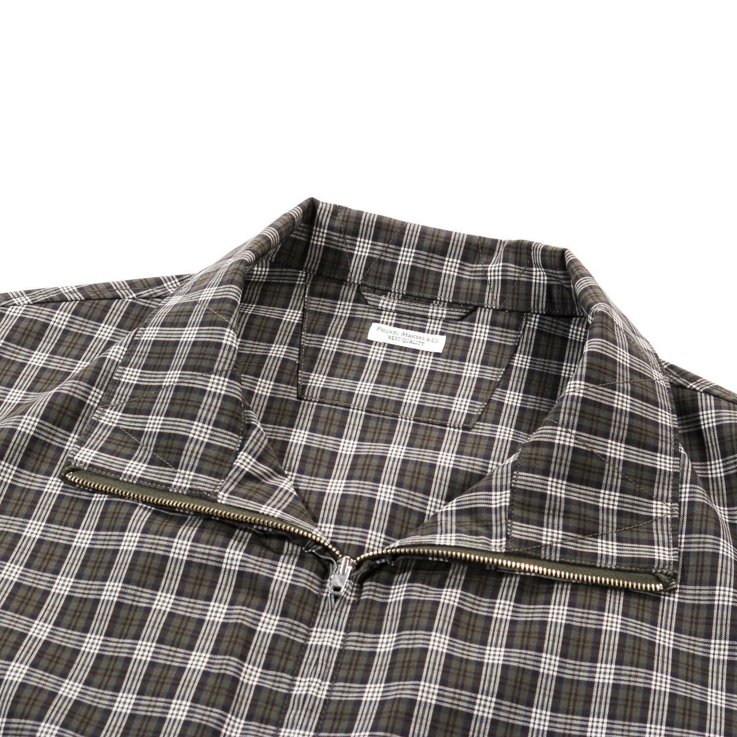 PHIGVEL MAKERS YACHT BLOUSON OLIVE / BROWN