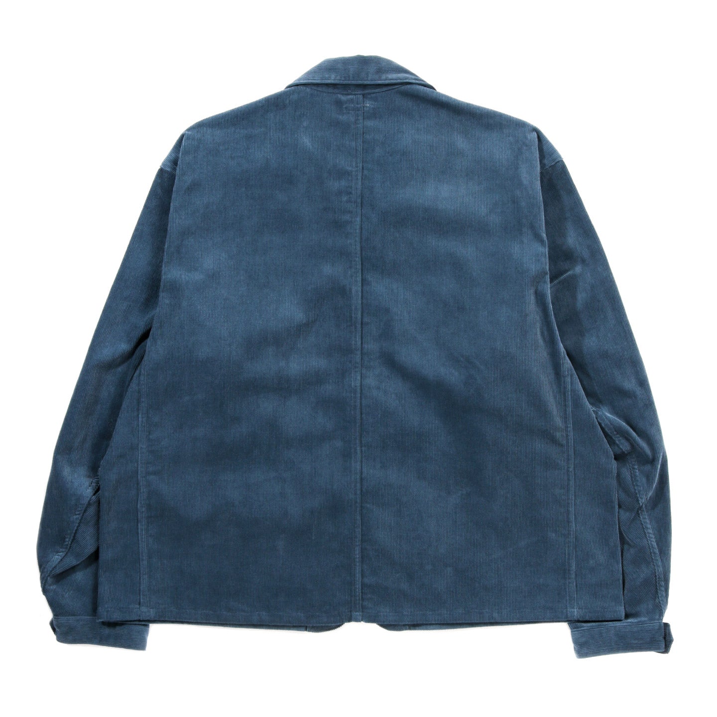 PHIGVEL MAKERS COURDUROY FIELD SHIRT JACKET CERULEAN