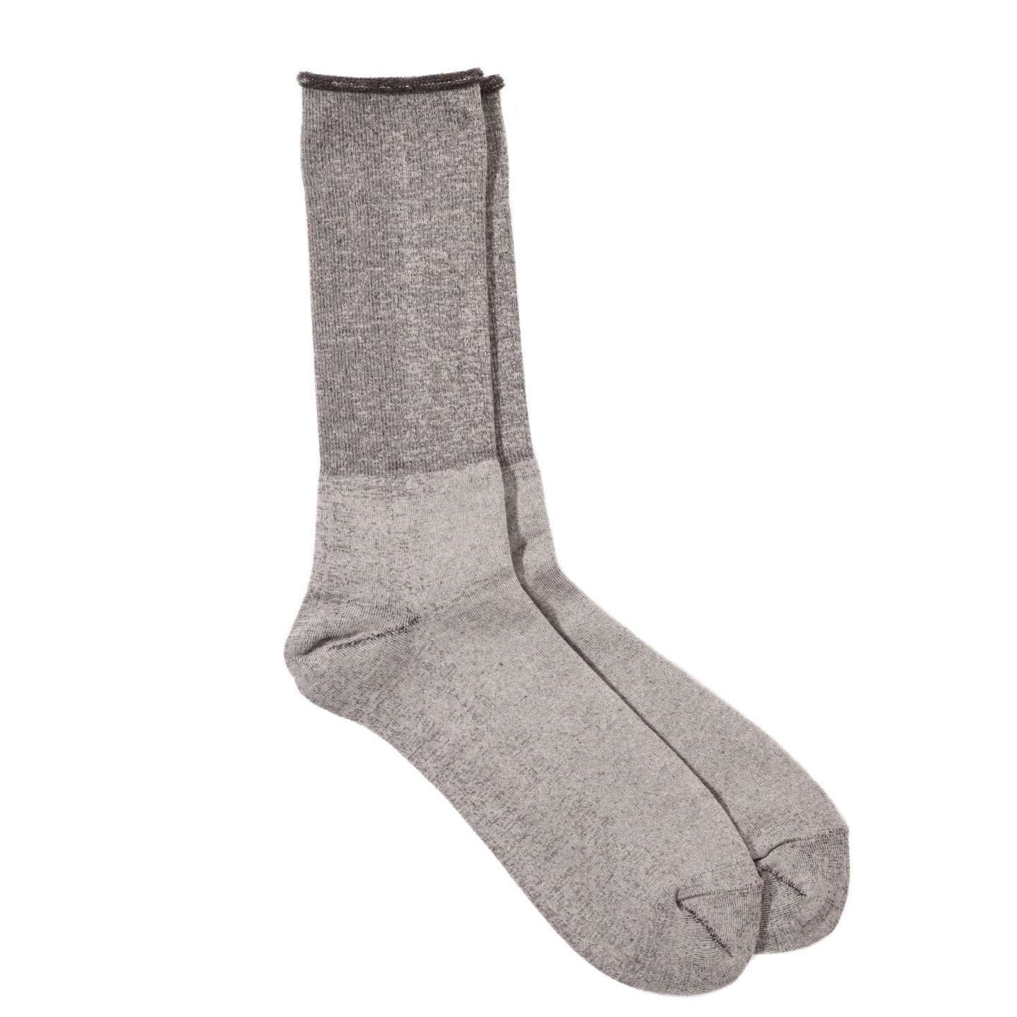 ROTOTO CITY SOCKS GRAY / D.BROWN