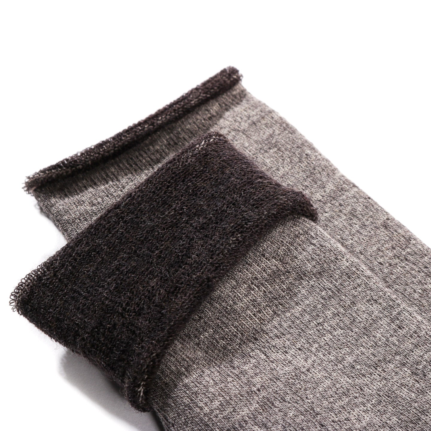 ROTOTO CITY SOCKS GRAY / D.BROWN