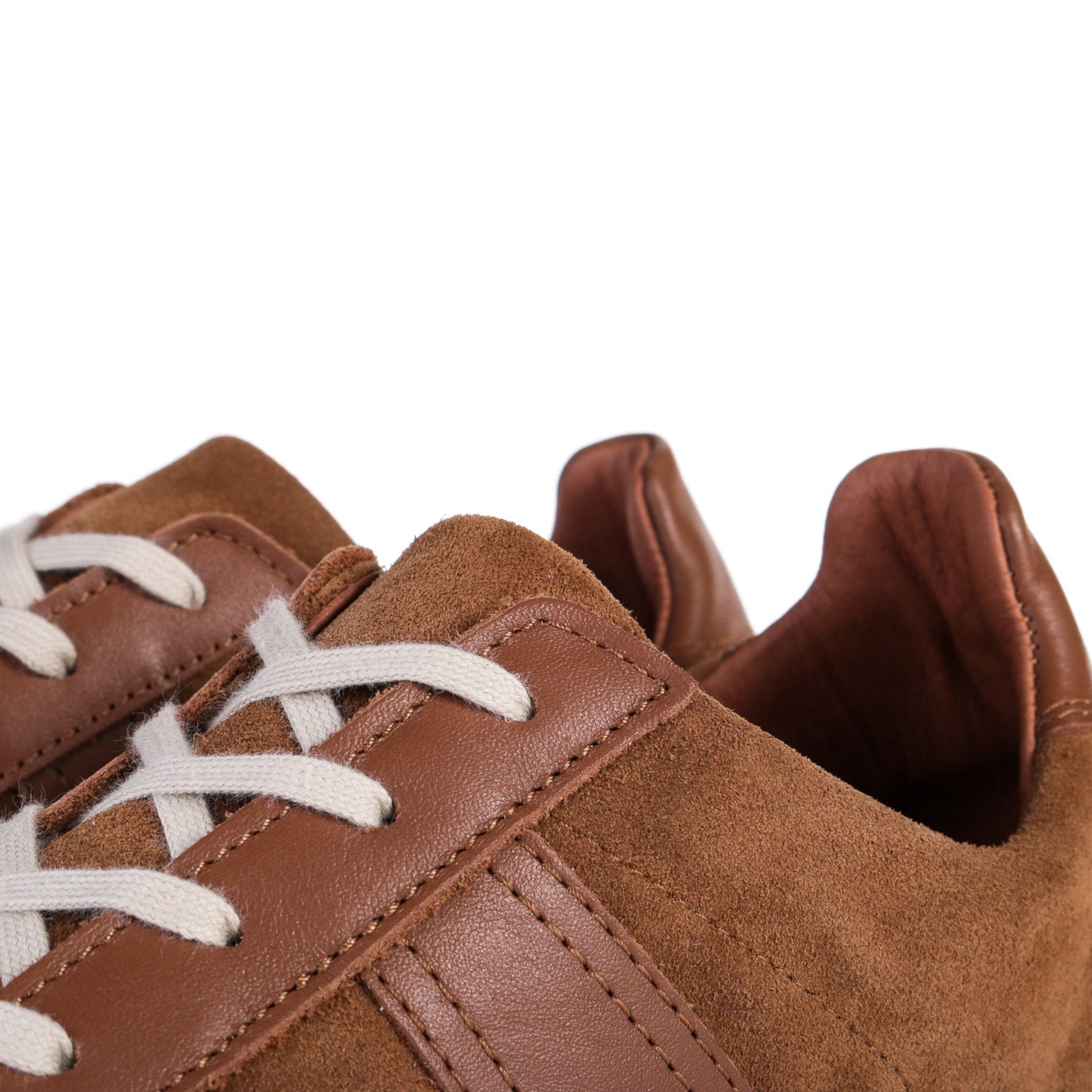 REPRODUCTION OF FOUND GERMAN MILITARY TRAINER COGNAC