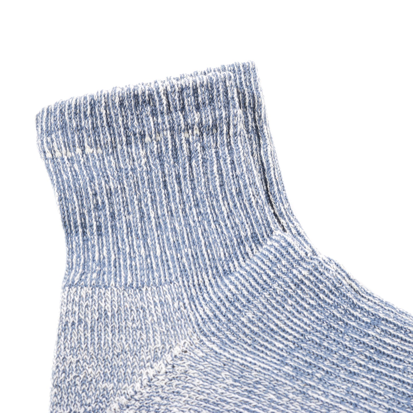 ROTOTO HEMP / ORGANIC COTTON PILE ANKLE SOCKS BLUE