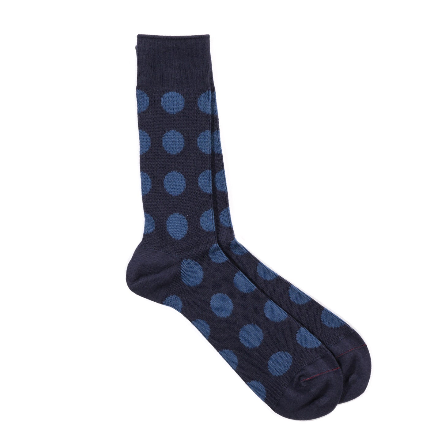 ROTOTO PORTHOLE DOT SOCKS NAVY / INDIGO