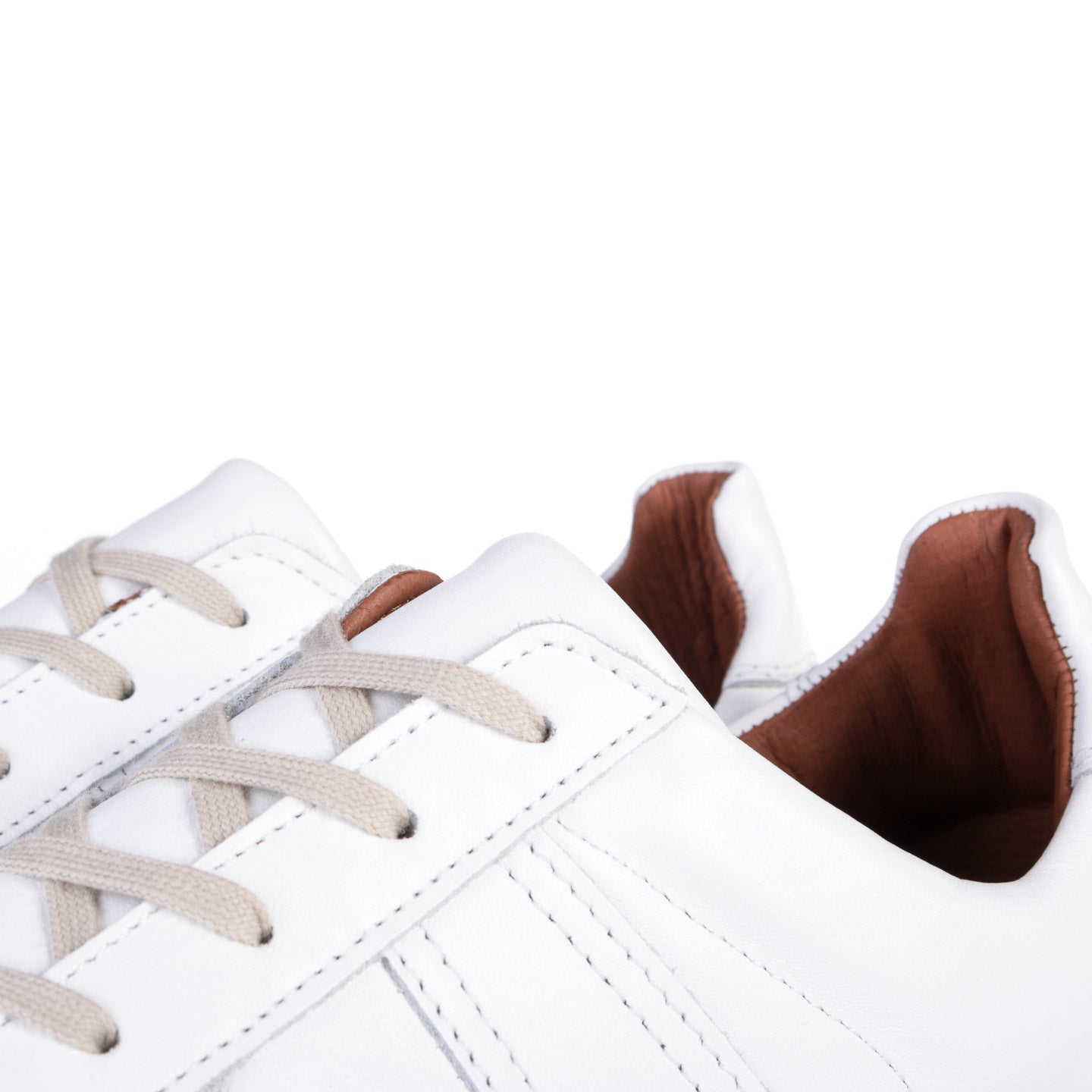 REPRODUCTION OF FOUND GERMAN MILITARY TRAINER WHITE