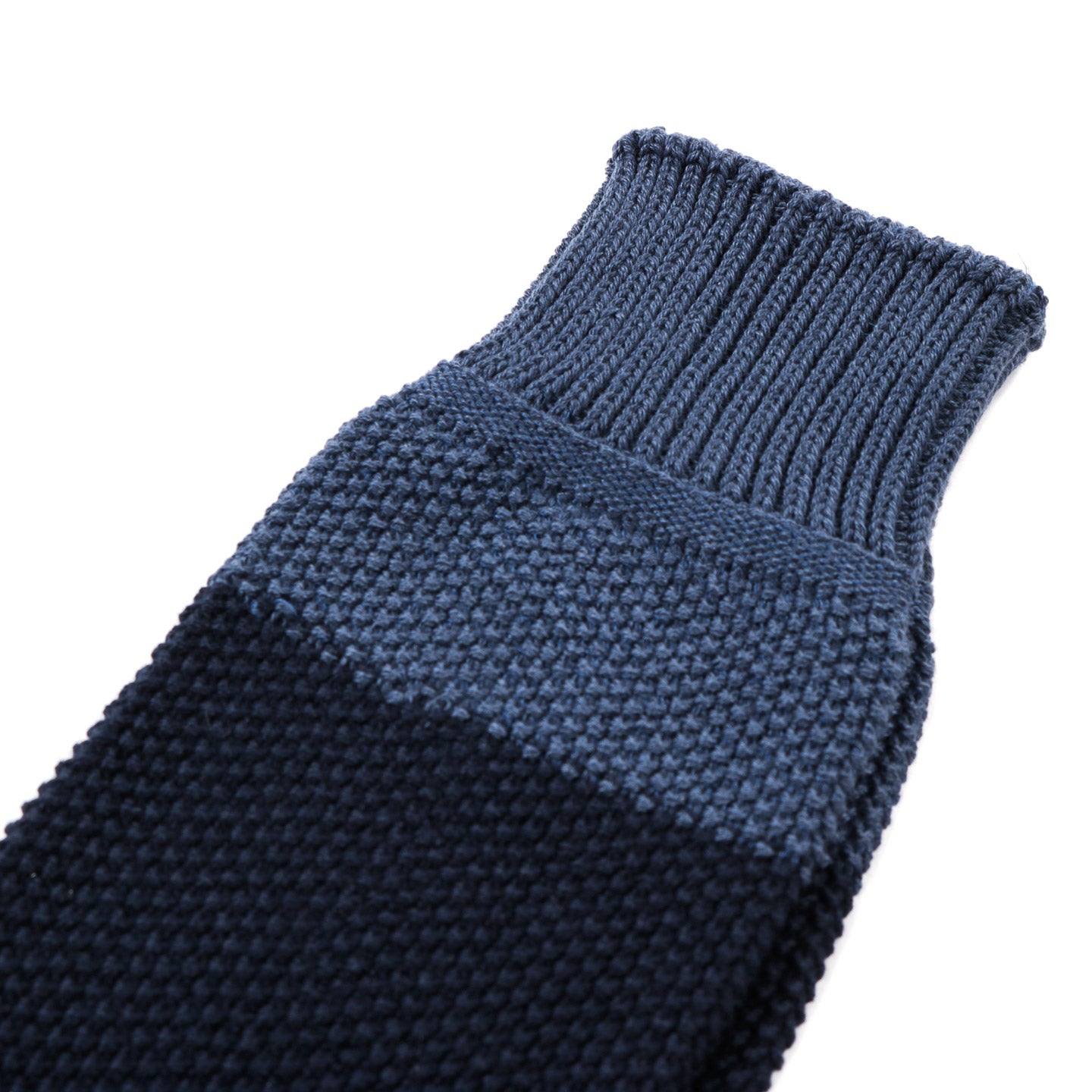 ROTOTO SEED STITCH SOCKS INDIGO / NAVY