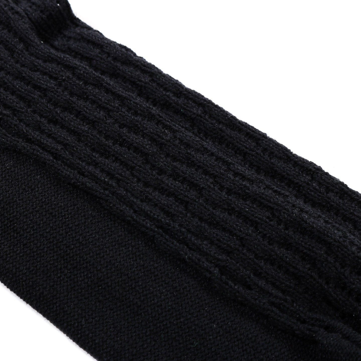 ROTOTO FOLK CROCHET SOCKS BLACK