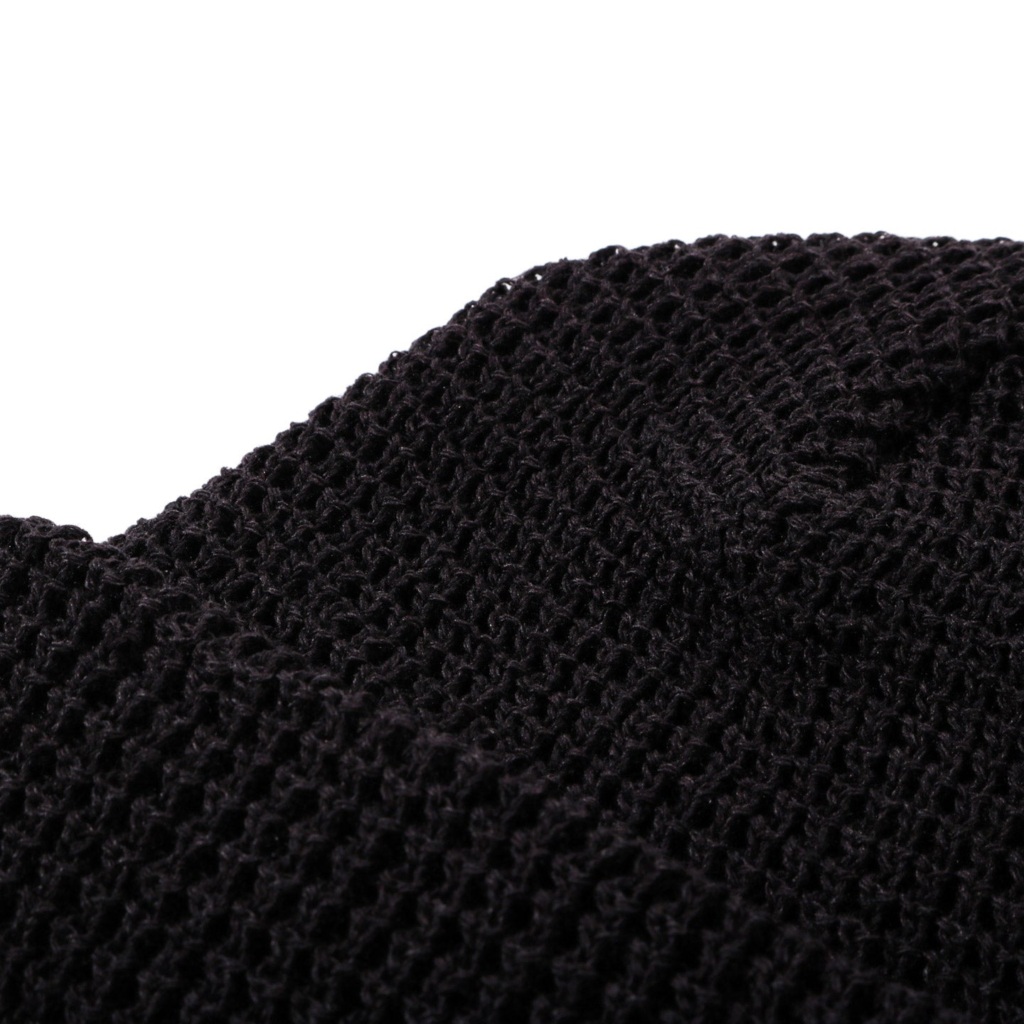 ROTOTO WAFFLE WATCH CAP BLACK