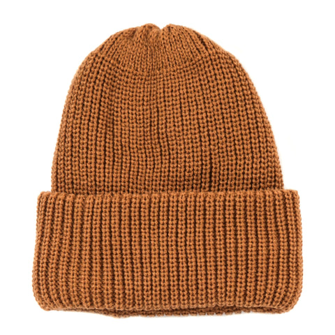 ROTOTO COZY CHUNKY BEANIE L.BROWN