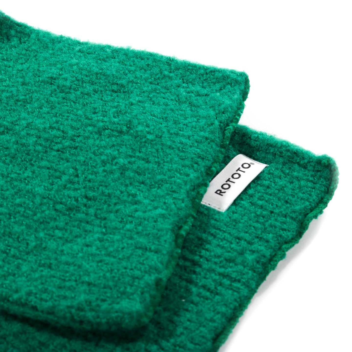 ROTOTO SOCKSTOLE MERINO BOUCLE GREEN