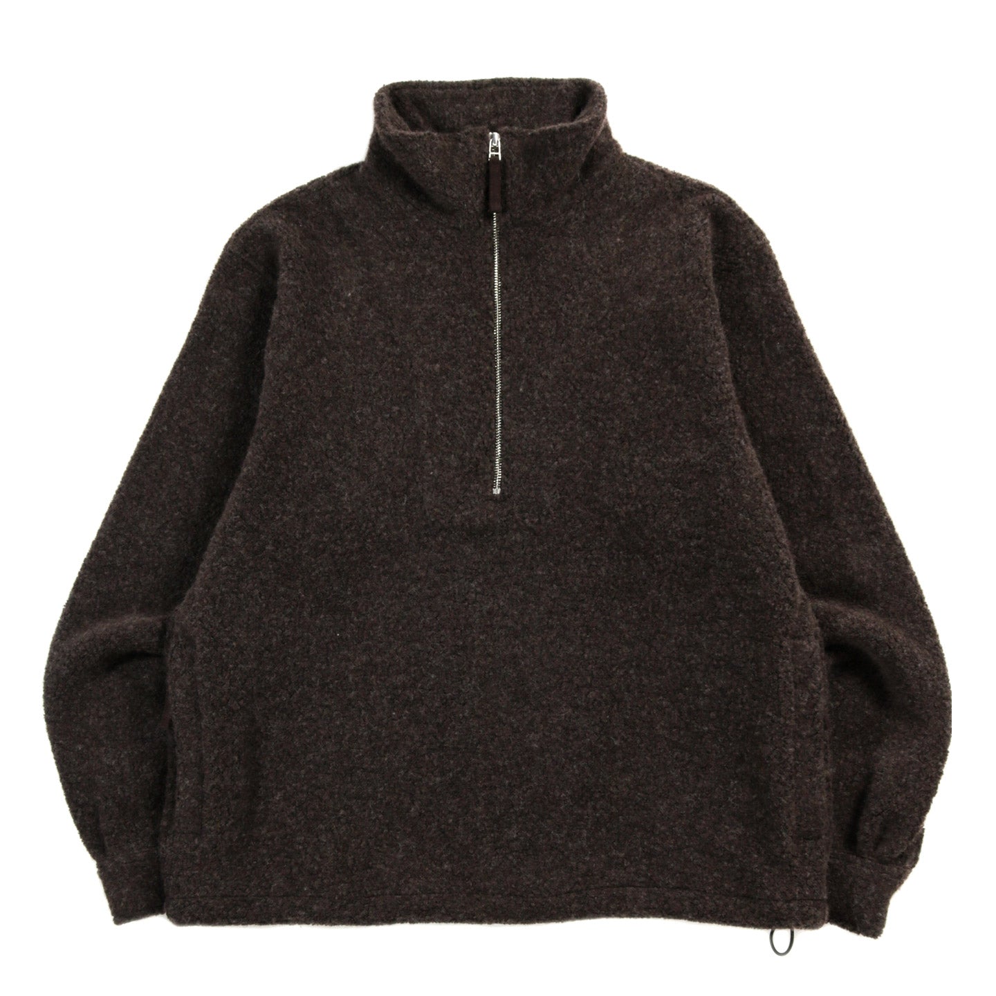 ROUGH DRAFT TRAVELER HALF ZIP DARK BROWN