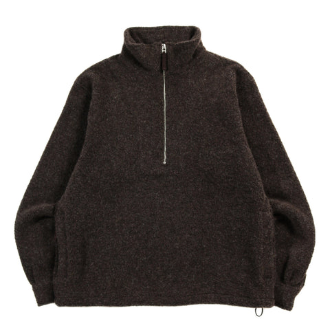 ROUGH DRAFT TRAVELER HALF ZIP DARK BROWN