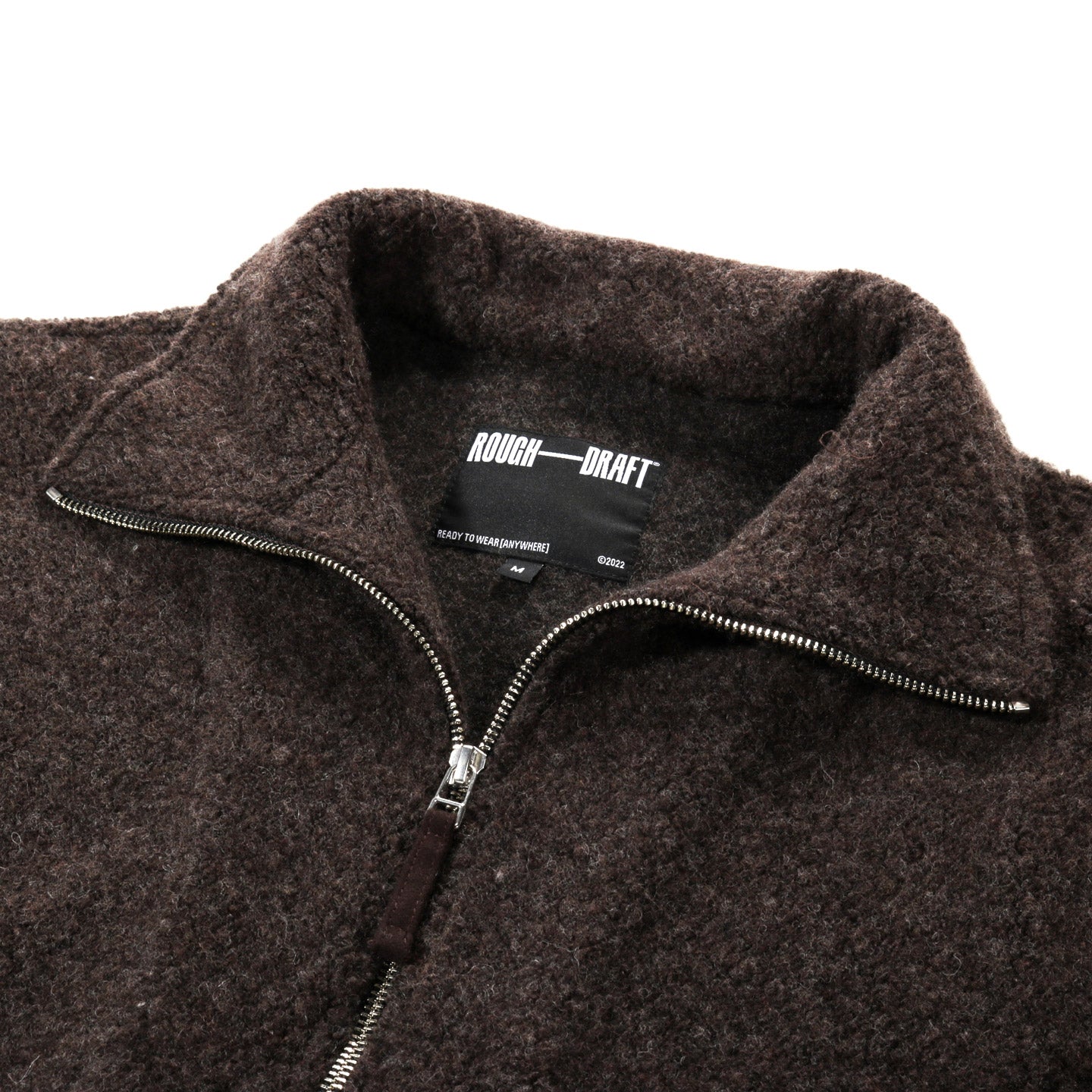 ROUGH DRAFT TRAVELER HALF ZIP DARK BROWN
