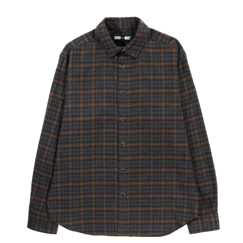 ROUGH DRAFT EVERYDAY SHIRT GREY / BROWN FLANNEL