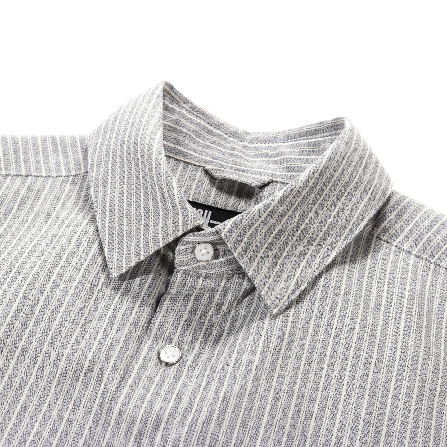 ROUGH DRAFT EVERYDAY SHIRT INDIGO TWISTED STRIPE
