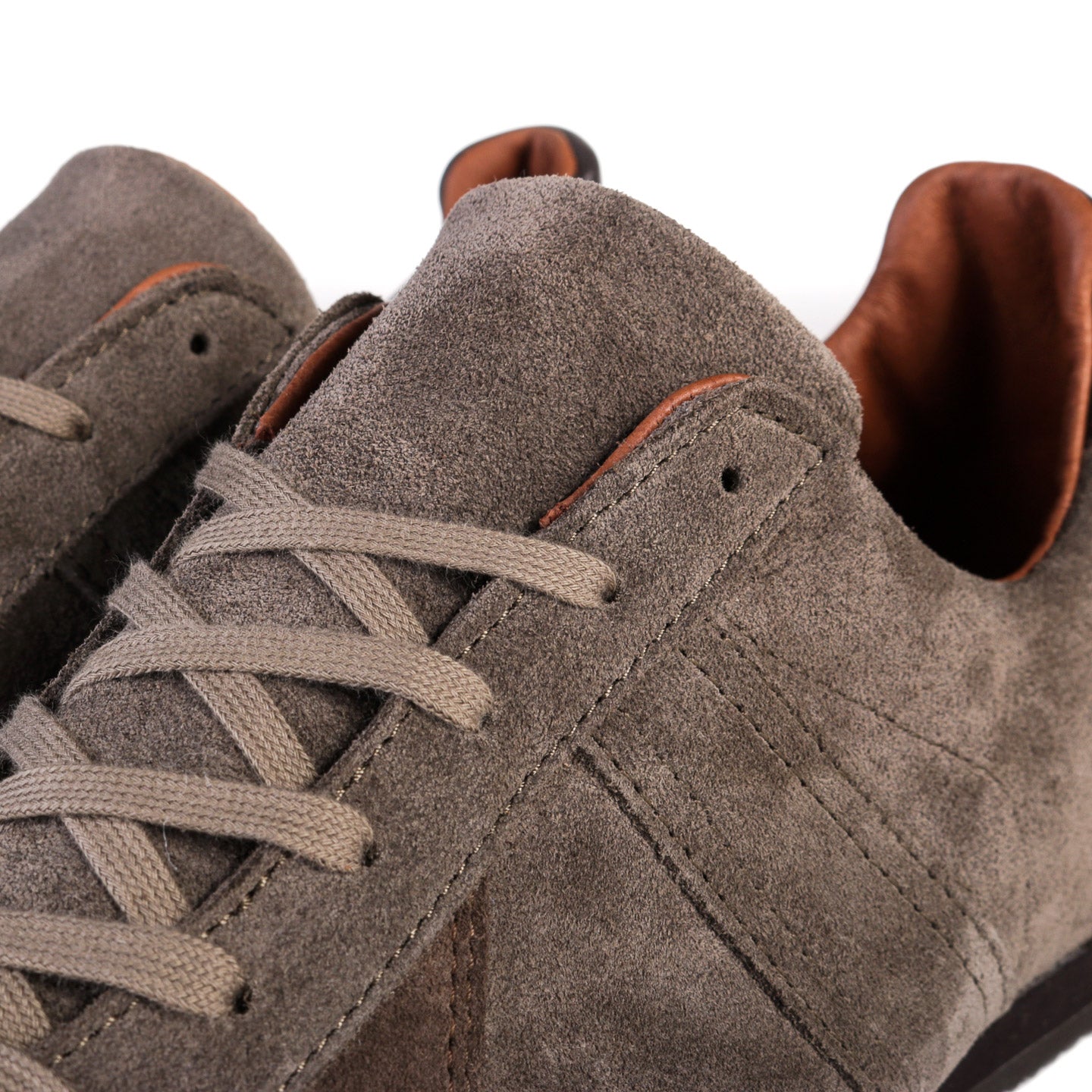 REPRODUCTION OF FOUND GERMAN MILITARY TRAINER DRIVING DARK BEIGE