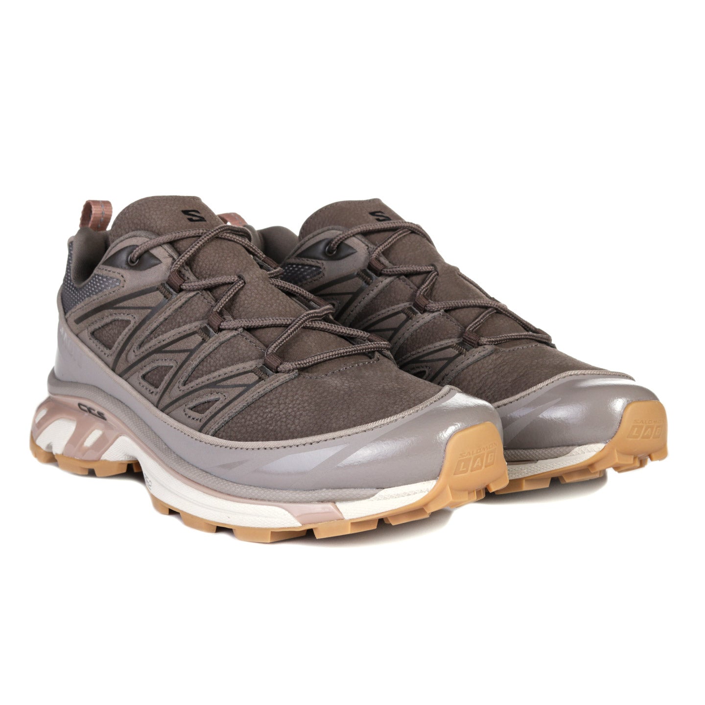 SALOMON XT-6 EXPANSE LEATHER BUNGEE CORD / WREN / ALMOND MILK