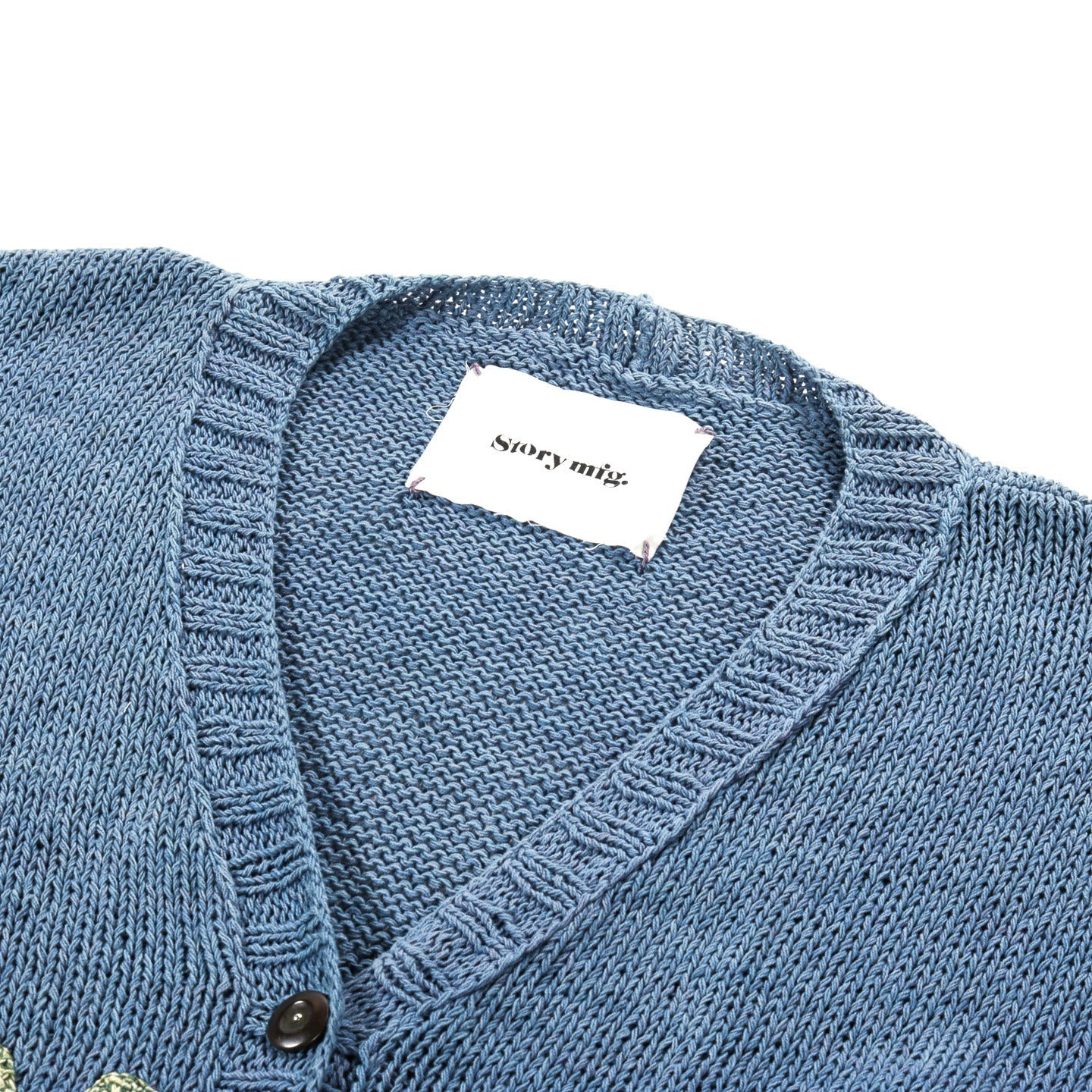 STORY MFG. TWINSUN CARDIGAN PURPLE TOMATOS