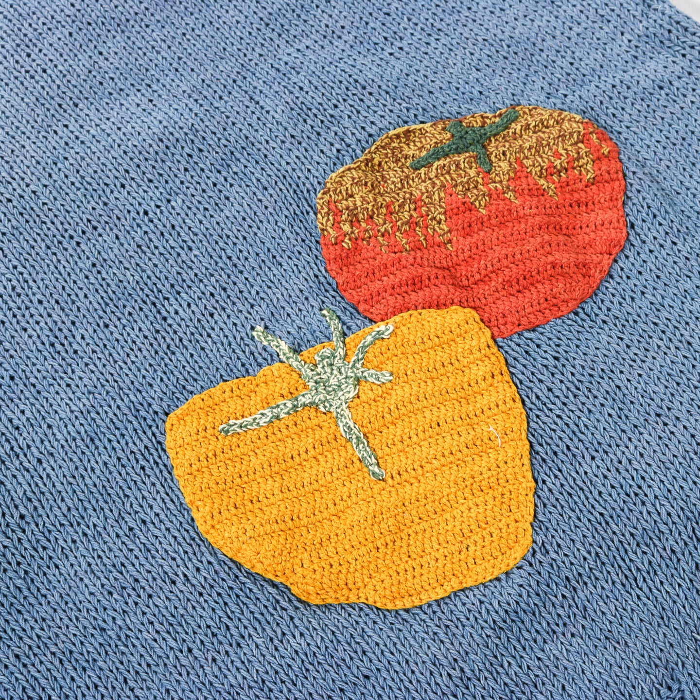STORY MFG. TWINSUN CARDIGAN PURPLE TOMATOS