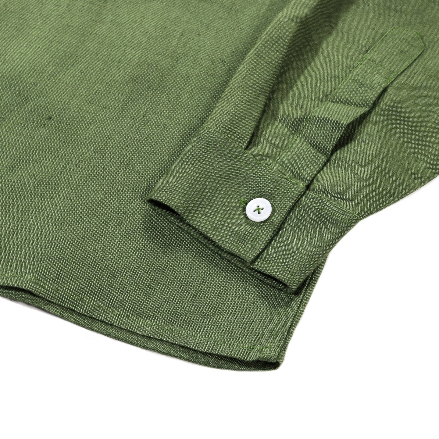 SKY HIGH FARM WORKWEAR GARDEN EMBROIDERED SHIRT GREEN