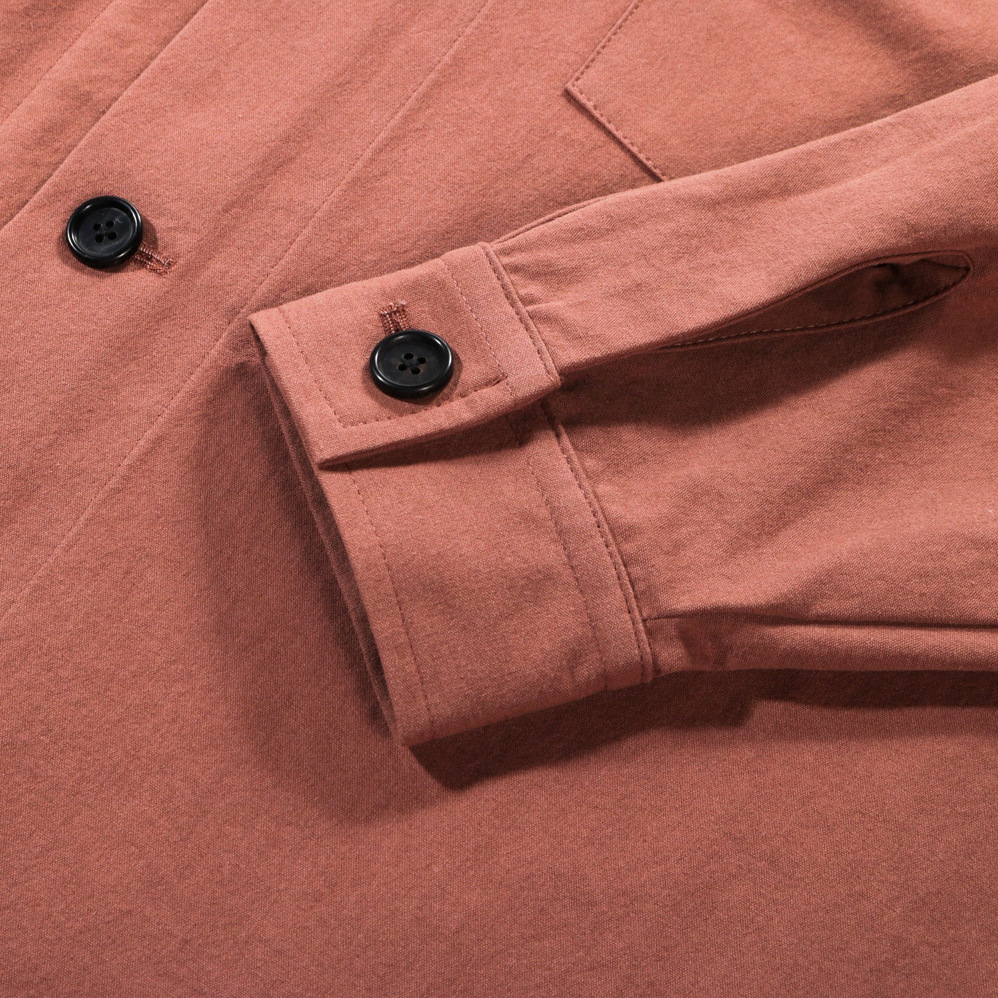 S.K. MANOR HILL TASK SHIRT JACKET LIGHT BROWN ORGANIC COTTON