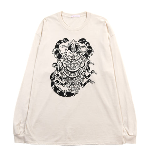 S.K. MANOR HILL SCORPION LS T-SHIRT NATURAL COTTON