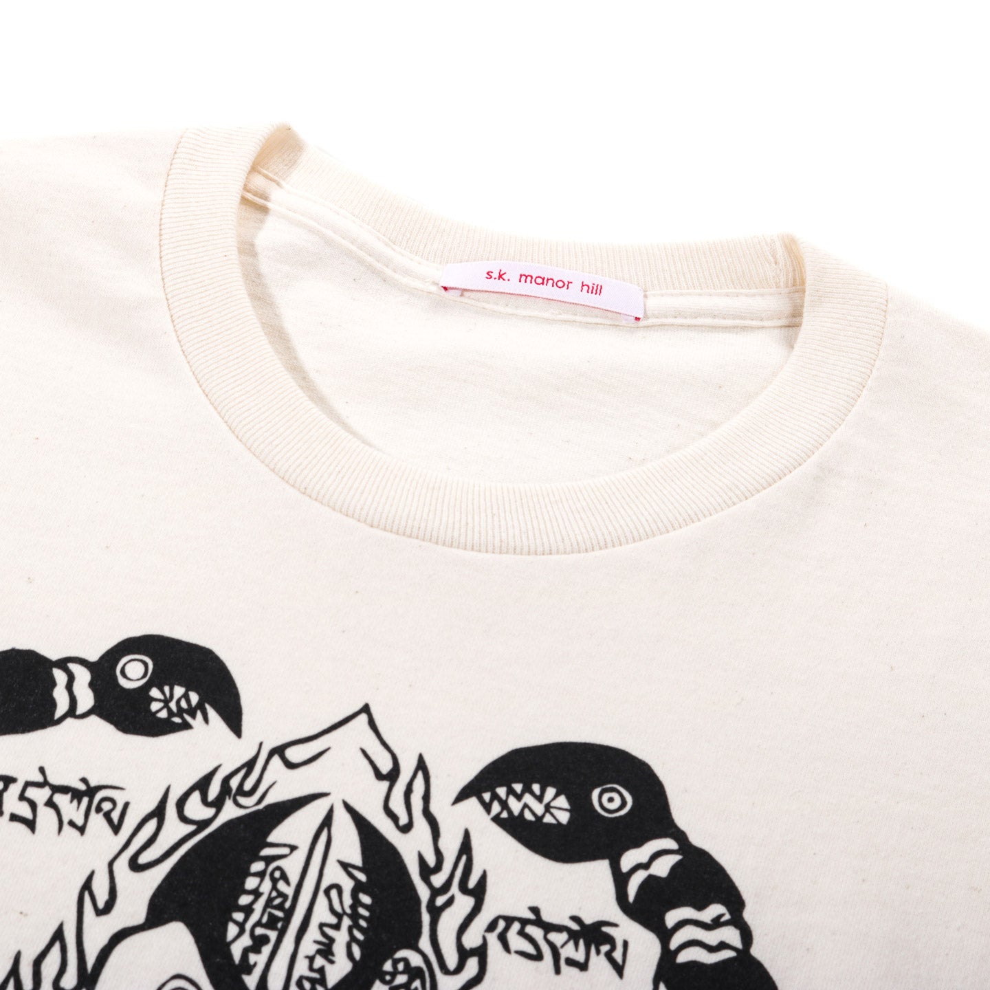 S.K. MANOR HILL SCORPION LS T-SHIRT NATURAL COTTON
