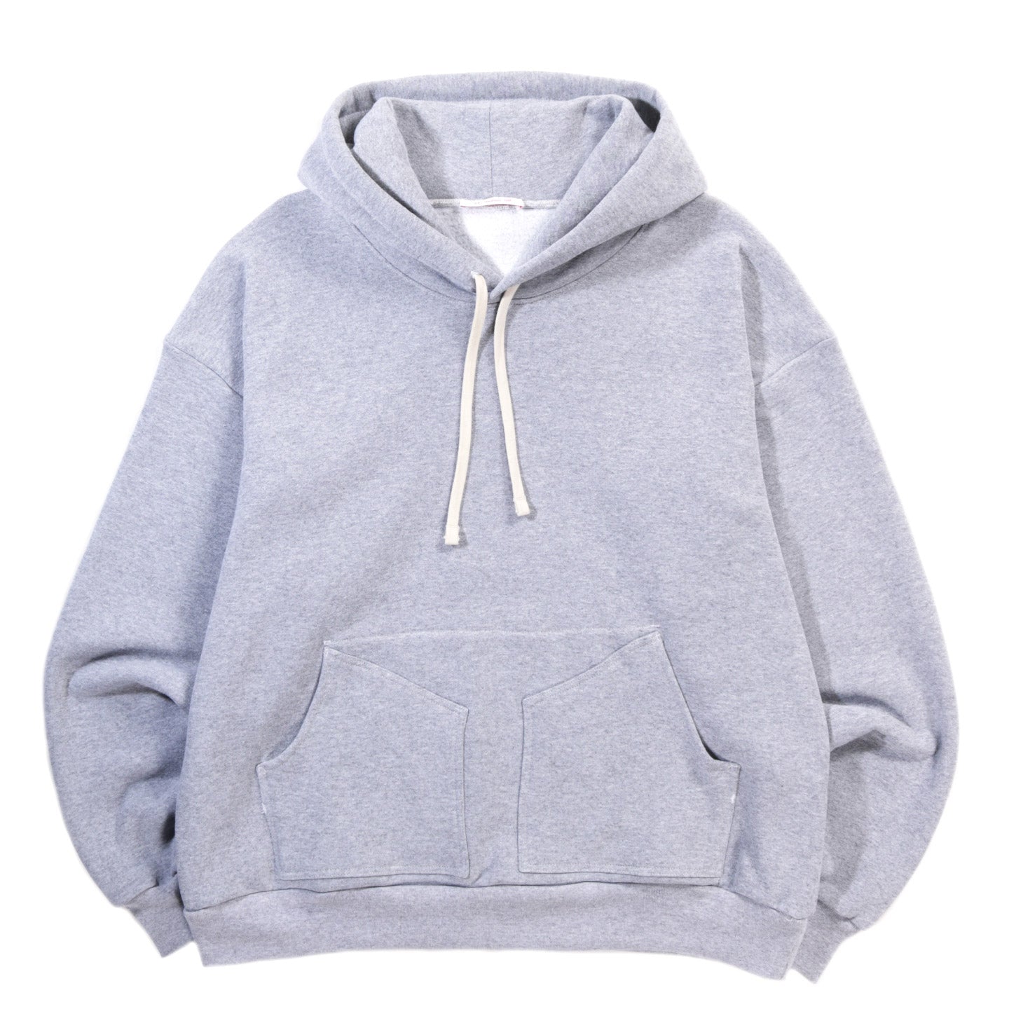 S.K. MANOR HILL REVERSIBLE EVERT HOODIE HEATHER GREY COTTON FLEECE