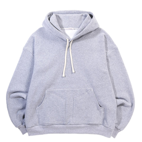 S.K. MANOR HILL REVERSIBLE EVERT HOODIE HEATHER GREY COTTON FLEECE