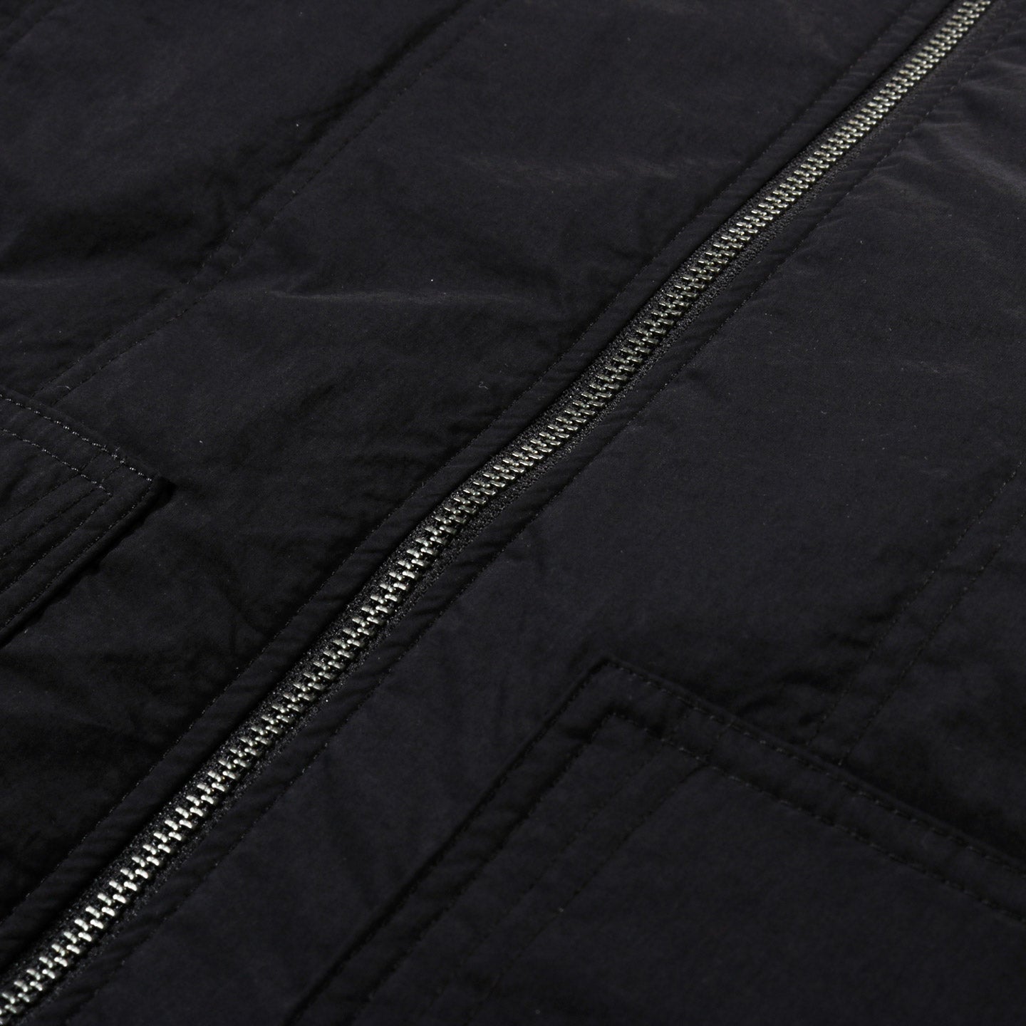 S.K. MANOR HILL BLITZ JACKET BLACK QUILTED REC NYLON WR